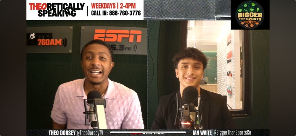 Ian Waite at ESPN West Palm